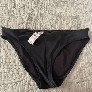 Aerie Black Full Coverage Bikini Bottoms
